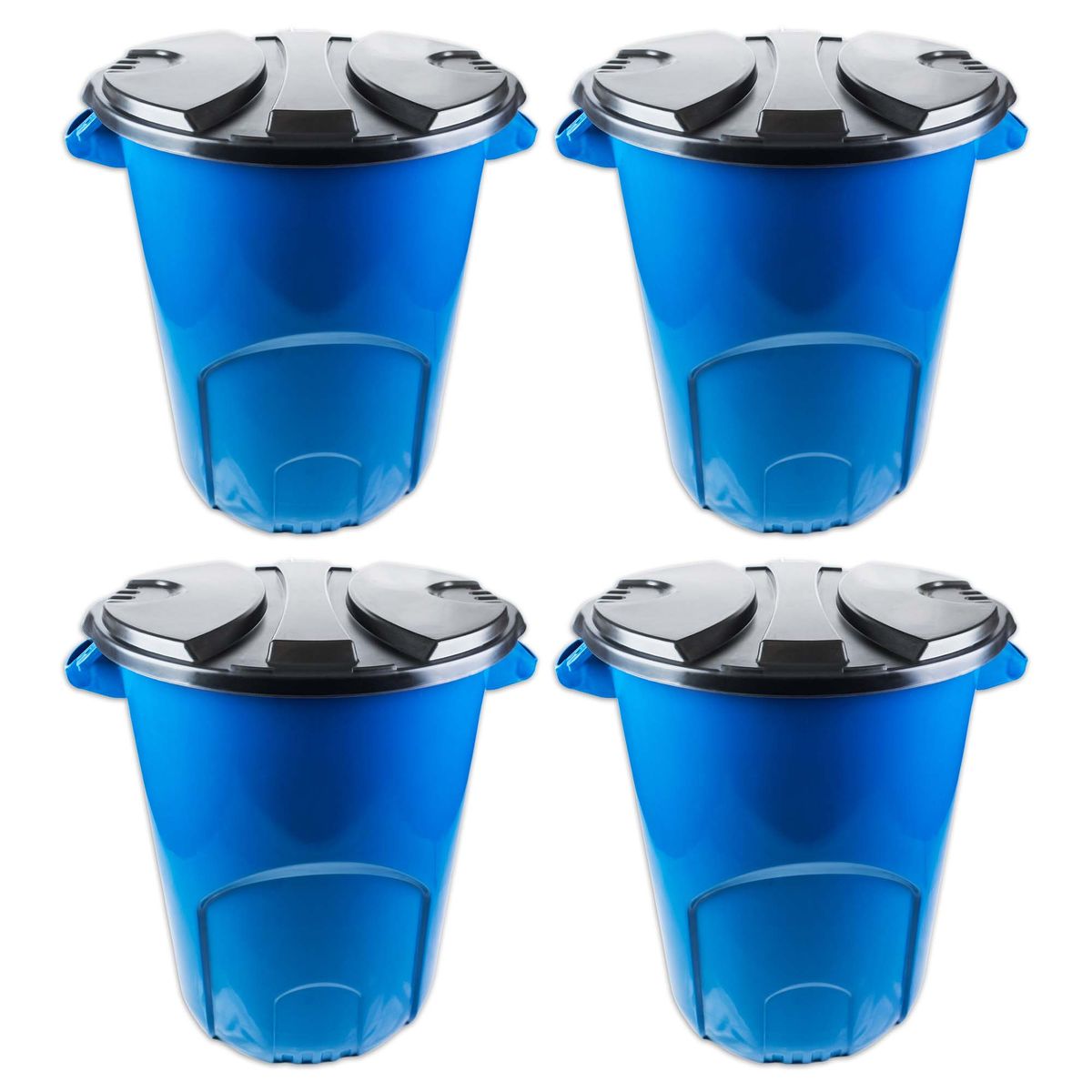 ENERGY PLUS - Combo x4 Tanque Plástico Multiusos 120L- Almacenar Agua Azul