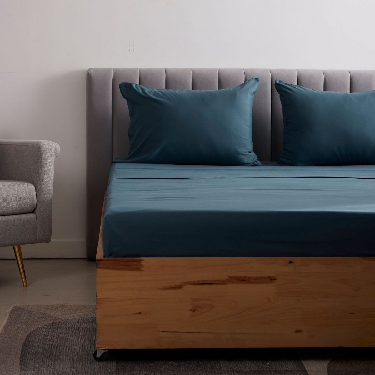 DISTRIHOGAR - Juego de Sábanas Microfibra Queen