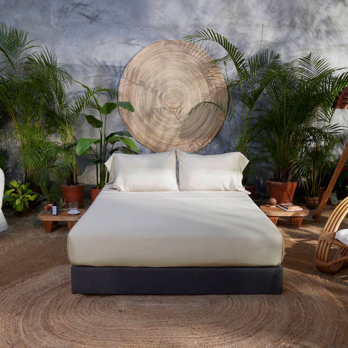 DISTRIHOGAR - Juego de Sábanas Rest-art Biotech 210 Hilos Lyocell King