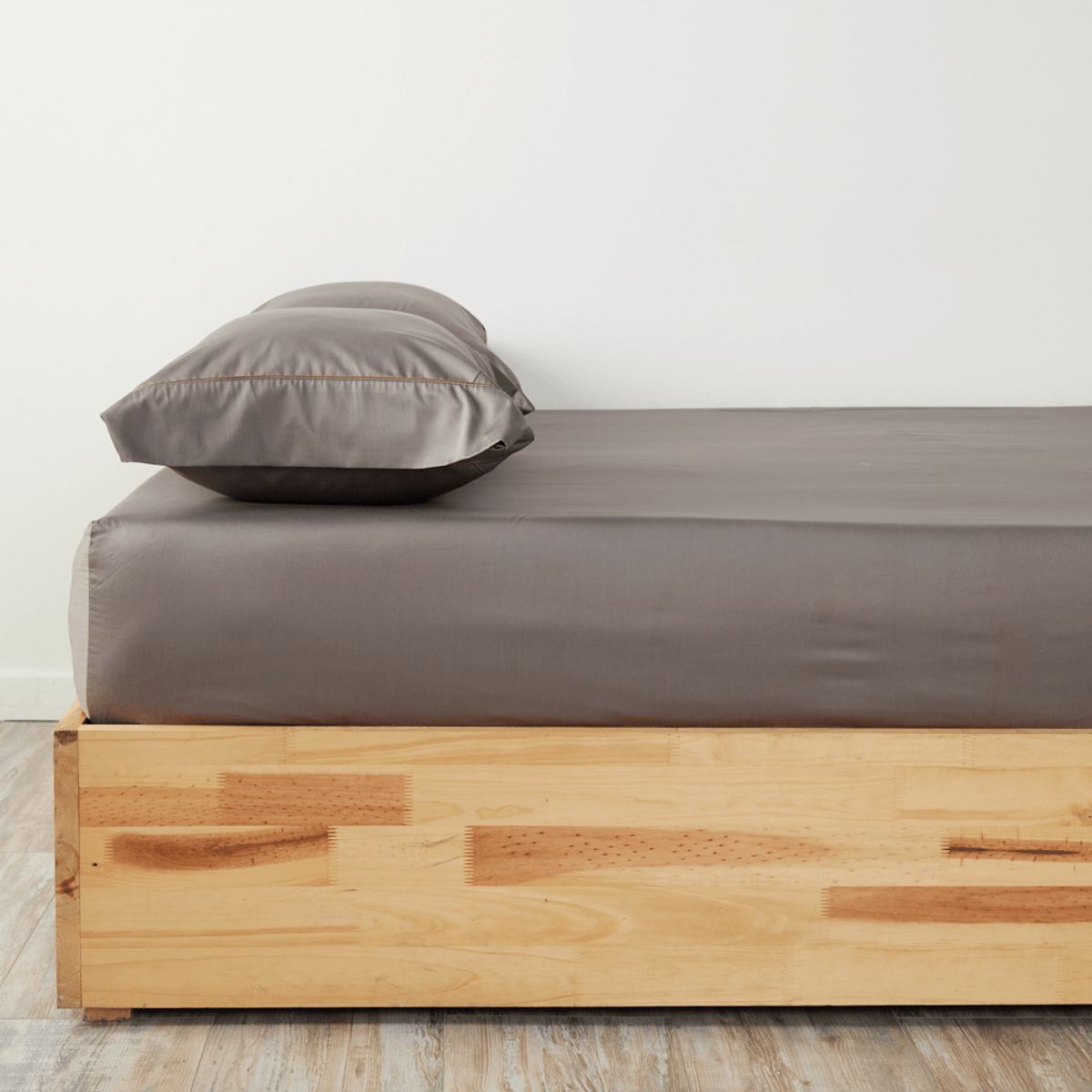 DISTRIHOGAR - Set Sábana Ajustable Más Fundas 300 hilos Algodón Sencillo