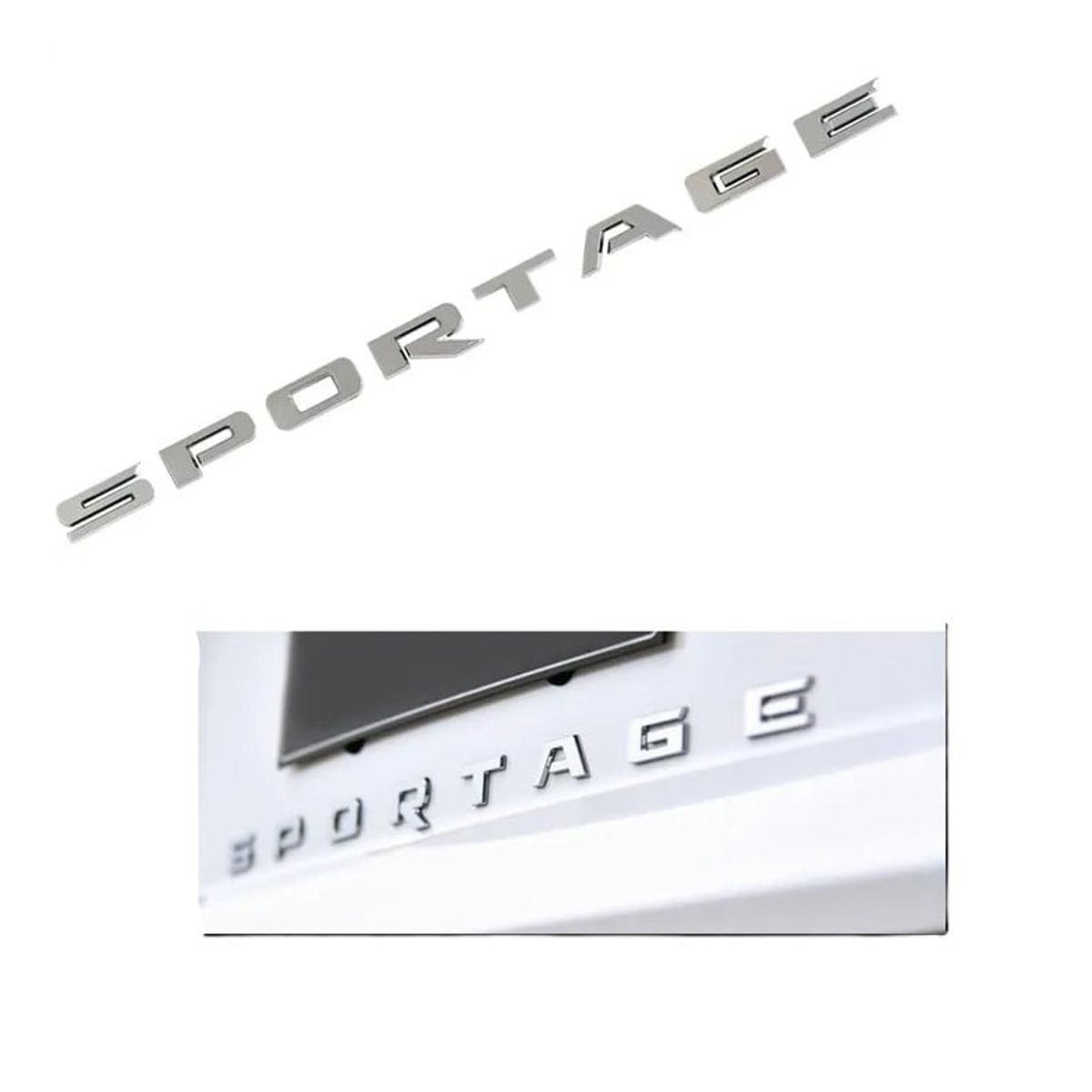 OEM - accesorios kia sportage emblema letras sportage cromadas