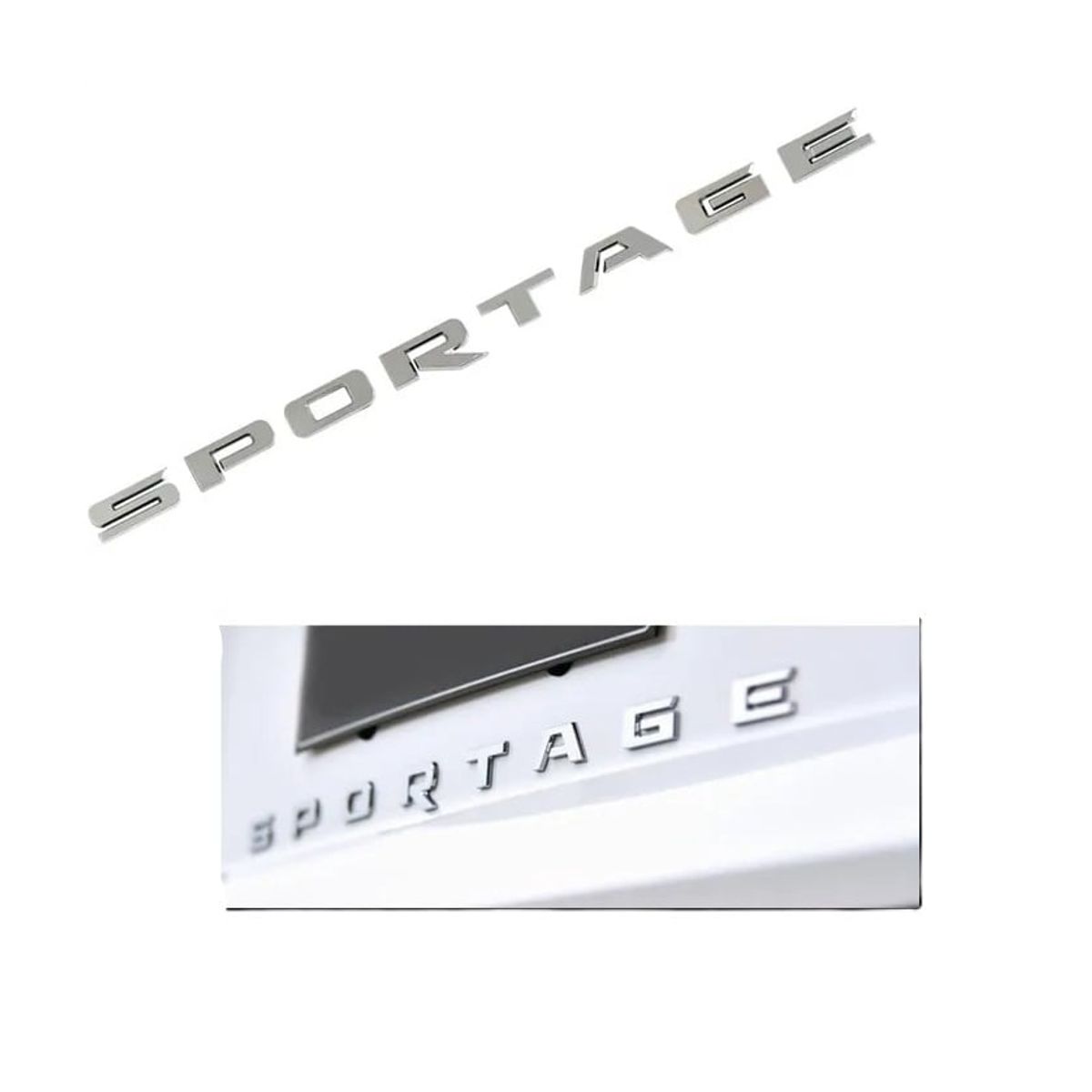 OEM - accesorios kia sportage emblema letras sportage cromadas