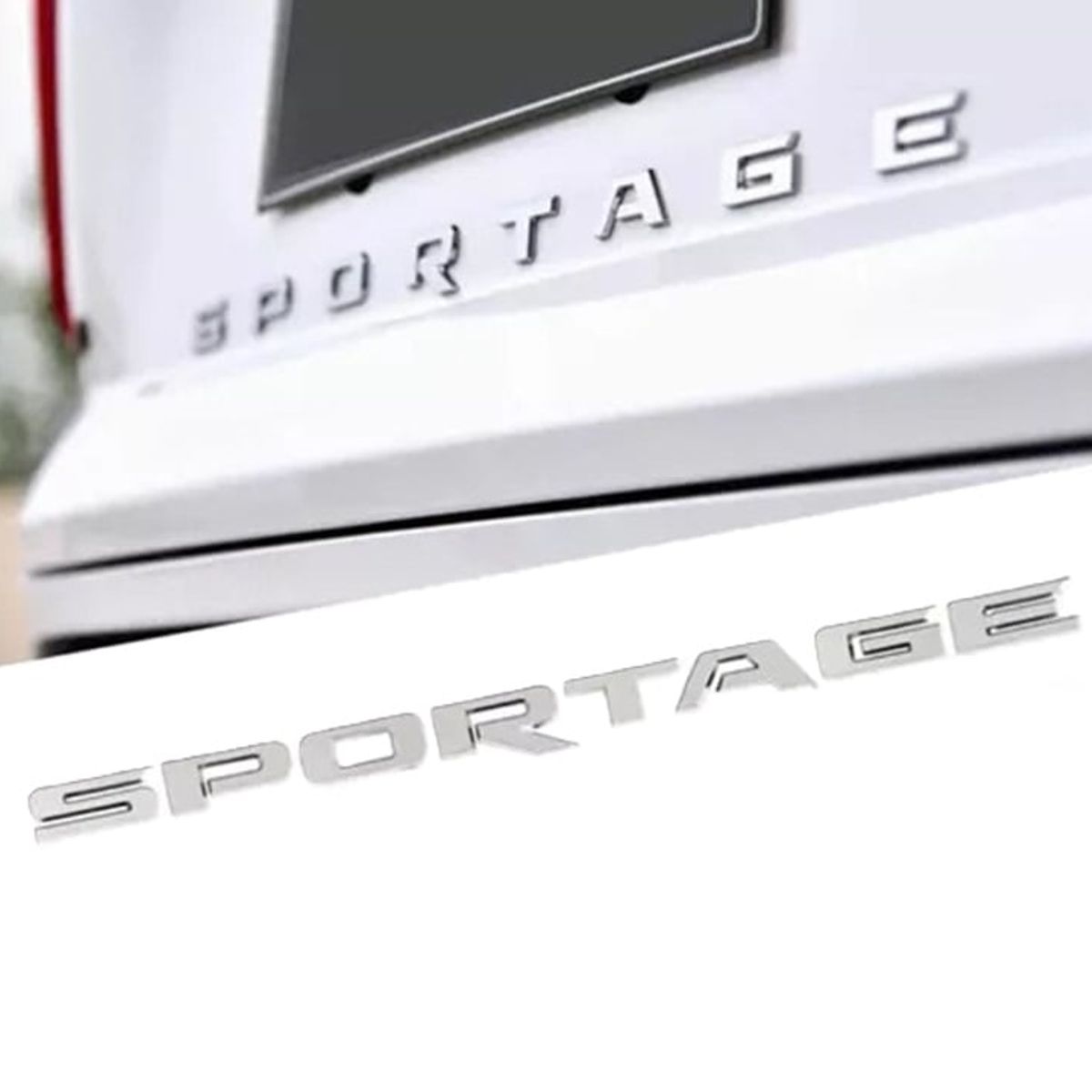 OEM - accesorios kia sportage emblema letras sportage cromadas