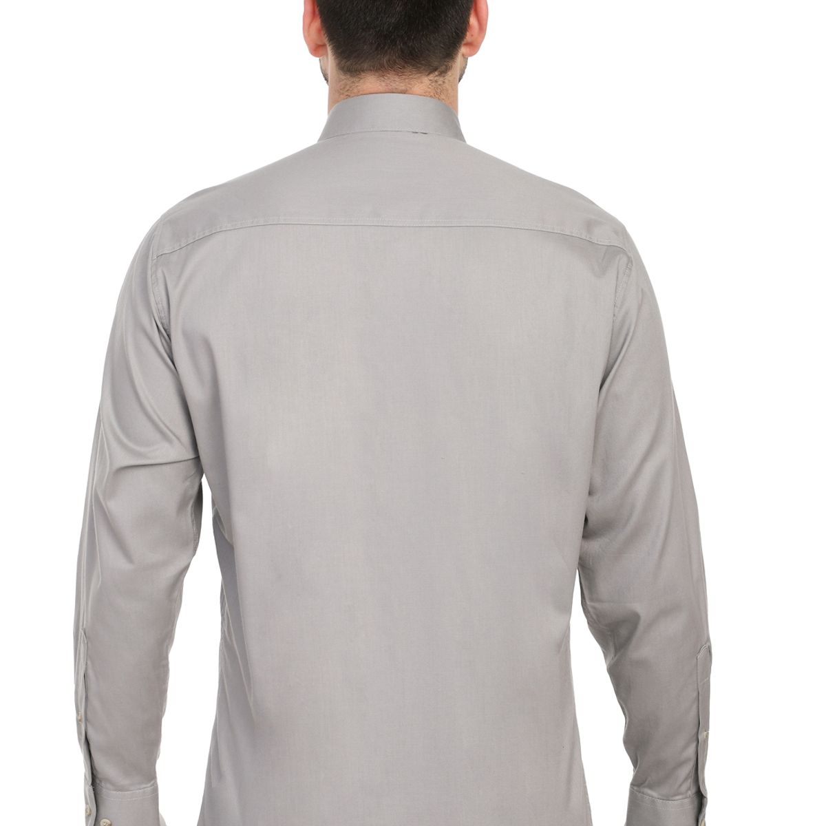LEC LEE - Camisa Manga Larga Dril Lec Lee para Hombre - Gris Claro.-
