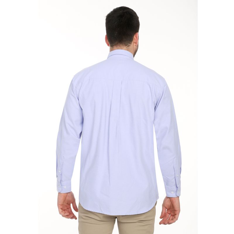 LEC LEE - Camisa Manga Larga Lec Lee para Hombre - Azul Claro.-