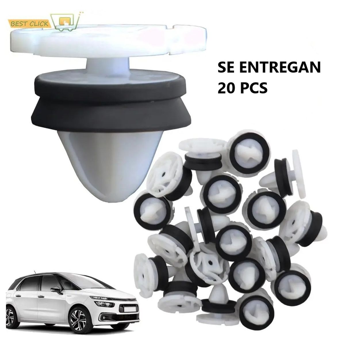 GENERICO - pines broches clips para cartera renault peugeot citroen