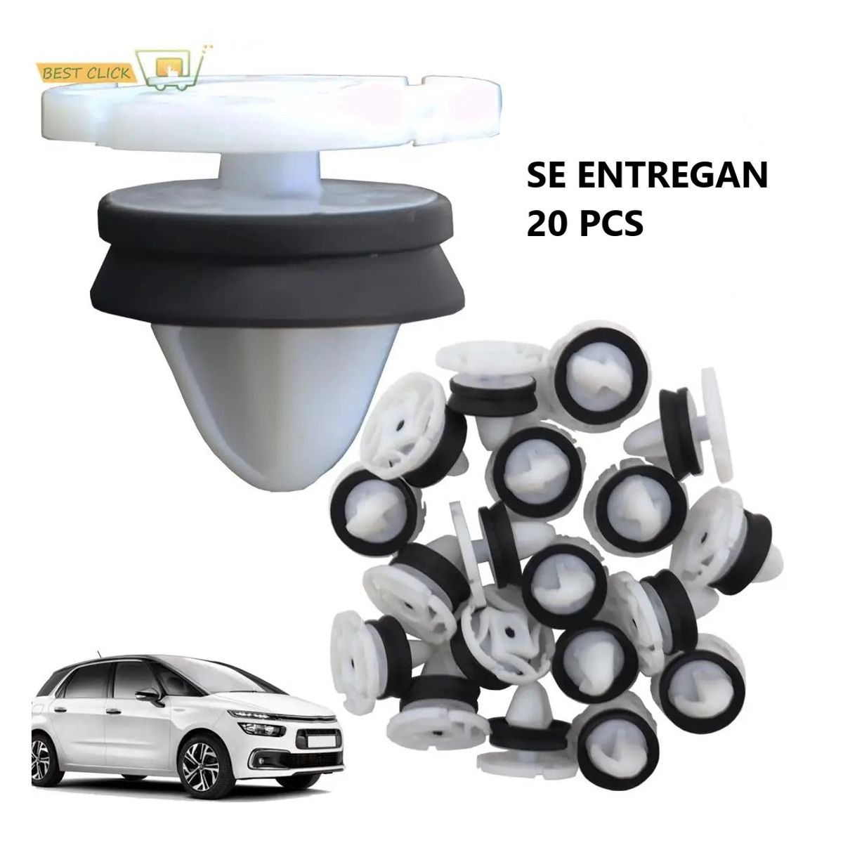 GENERICO - pines broches clips para cartera renault peugeot citroen