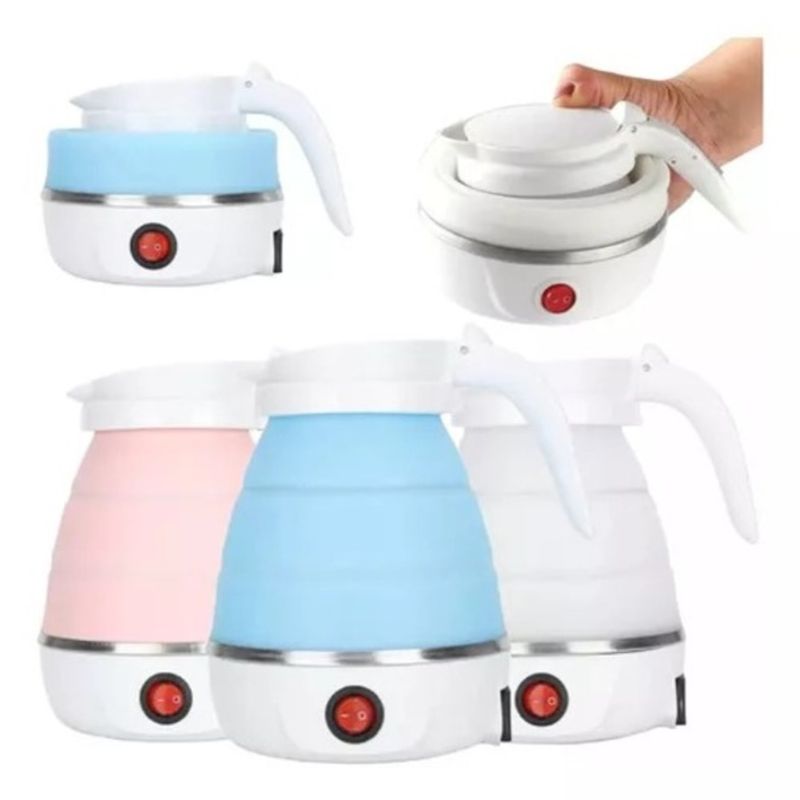 GENERICO - Calentador Hervidor De Agua Eléctrico Plegable Portátil 600ml.