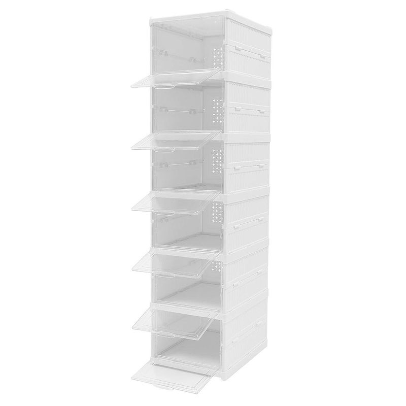 GENERICO - Zapatera Caja De Zapatos Plegable De 6 Capas