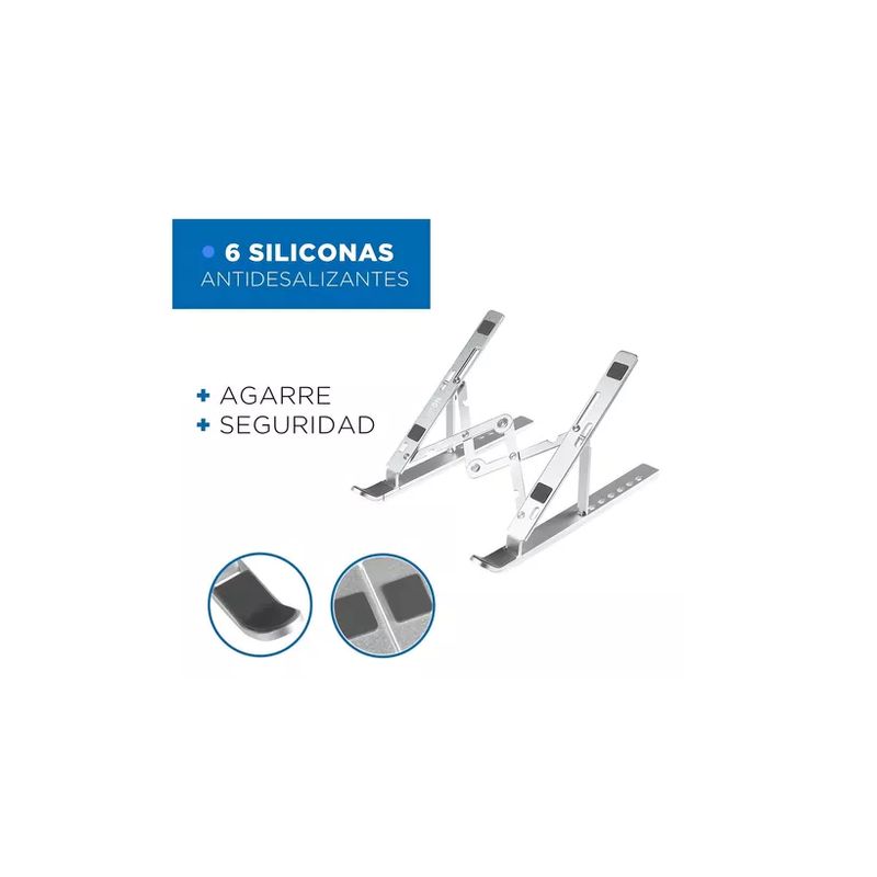 SKY - Soporte Base Alzador Alumin Para Mac Macbook Notebook