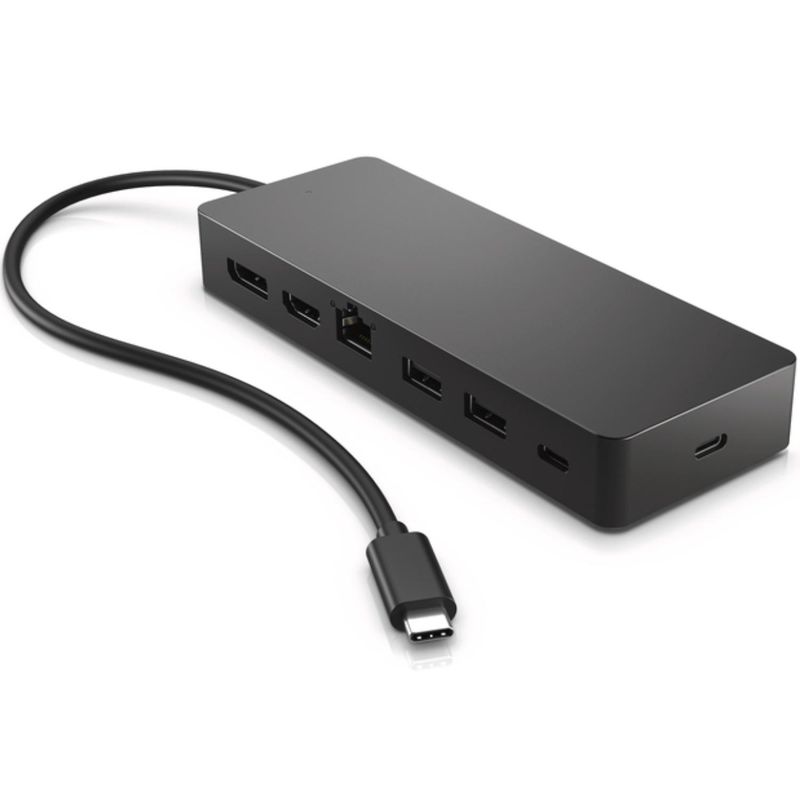 HP - Docking Mini HP HDMIDisplay port RJ45USB-C Carga y Video 65W Negro
