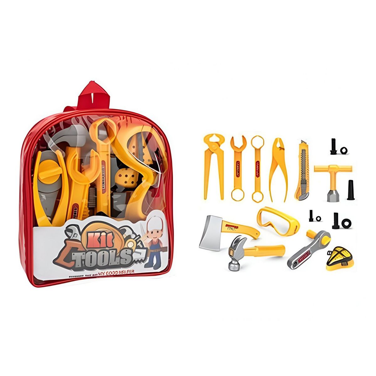 GENERICO - Juguete Niños Set De Herramientas Juego Kit Gafas Bolso