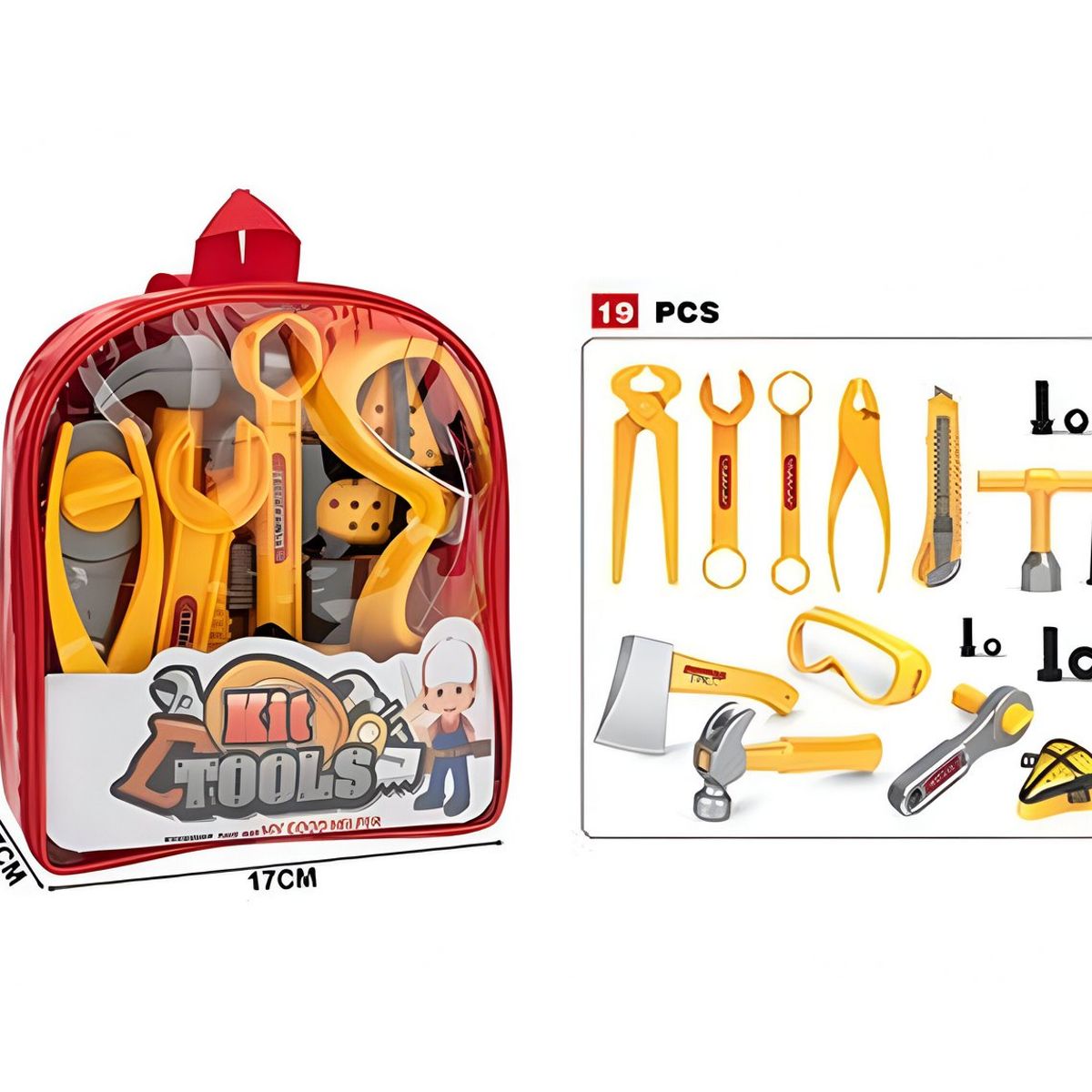 GENERICO - Juguete Niños Set De Herramientas Juego Kit Gafas Bolso