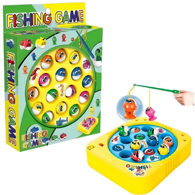GENERICO - Juego De Pesca Iman Juguete Giratorio Niños Juguete+ Bateria