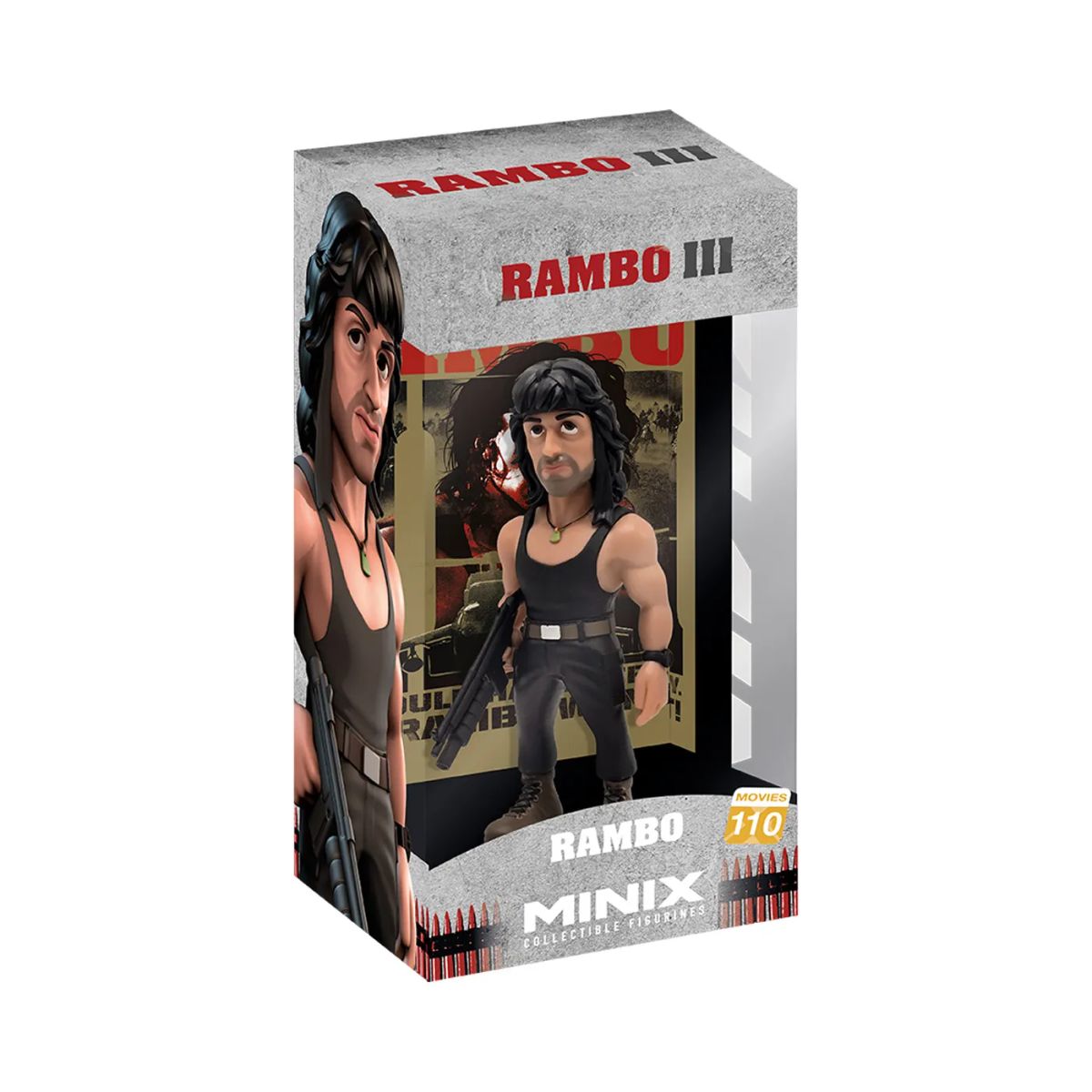 MINIX - Minix Figura Coleccionable Rambo con Camiseta Clásica