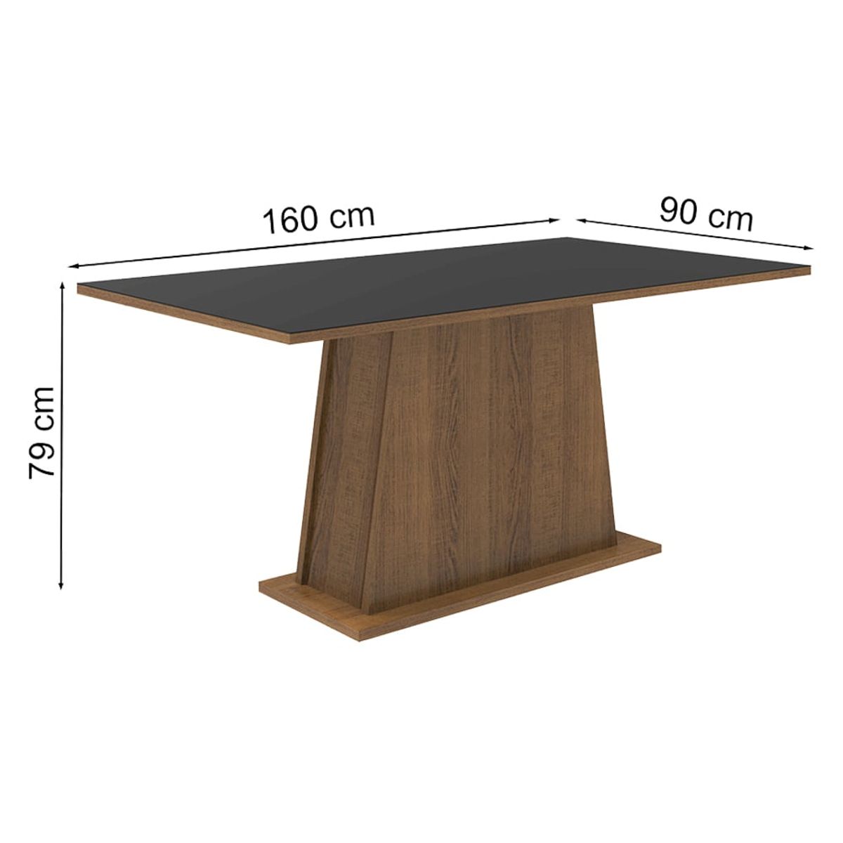 MADESA - Mesa de Comedor Rectangular 6 Puestos