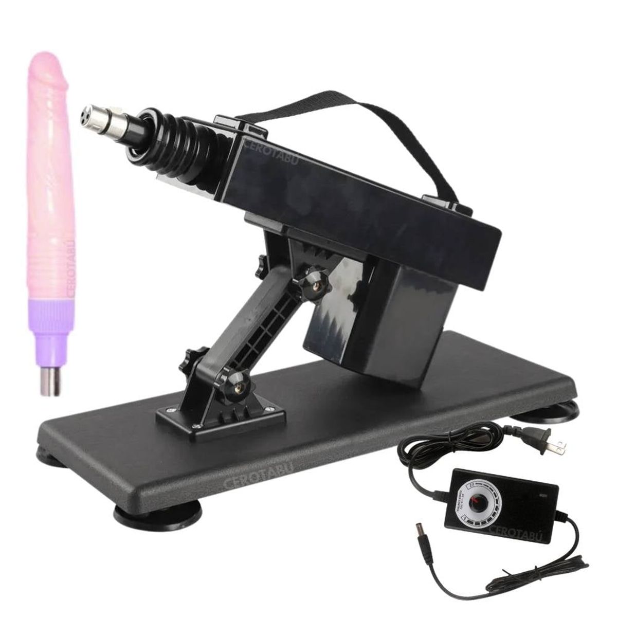 GENERICO - Maquina Sexual Sex Machine + Dildo Vibrador Webcam