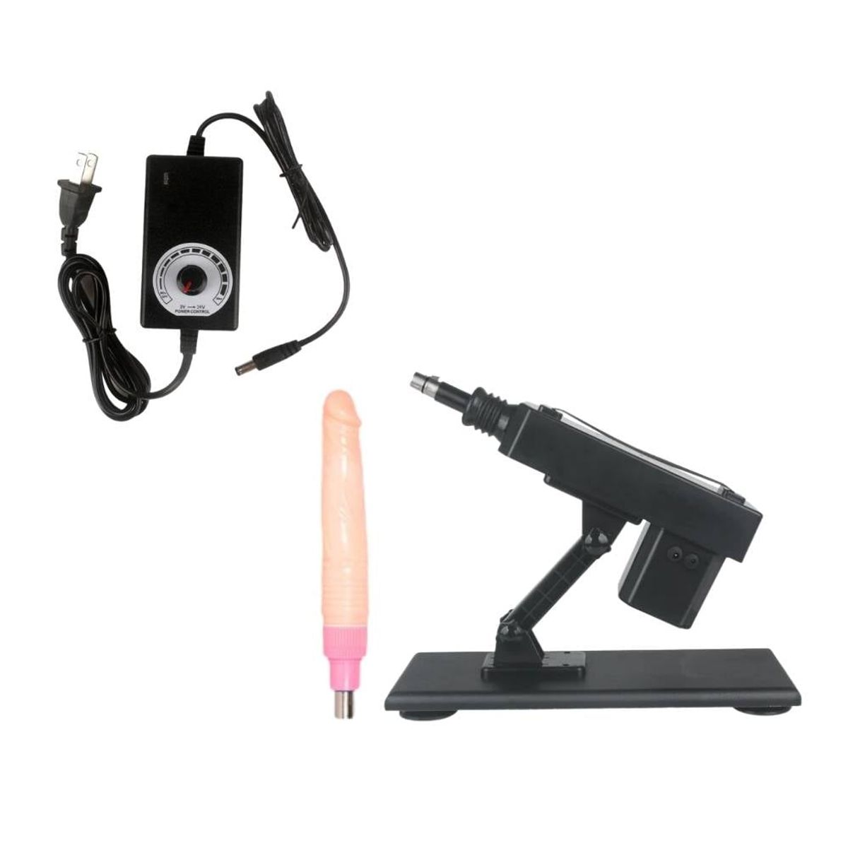 GENERICO - Maquina Sexual Sex Machine + Dildo Vibrador Webcam