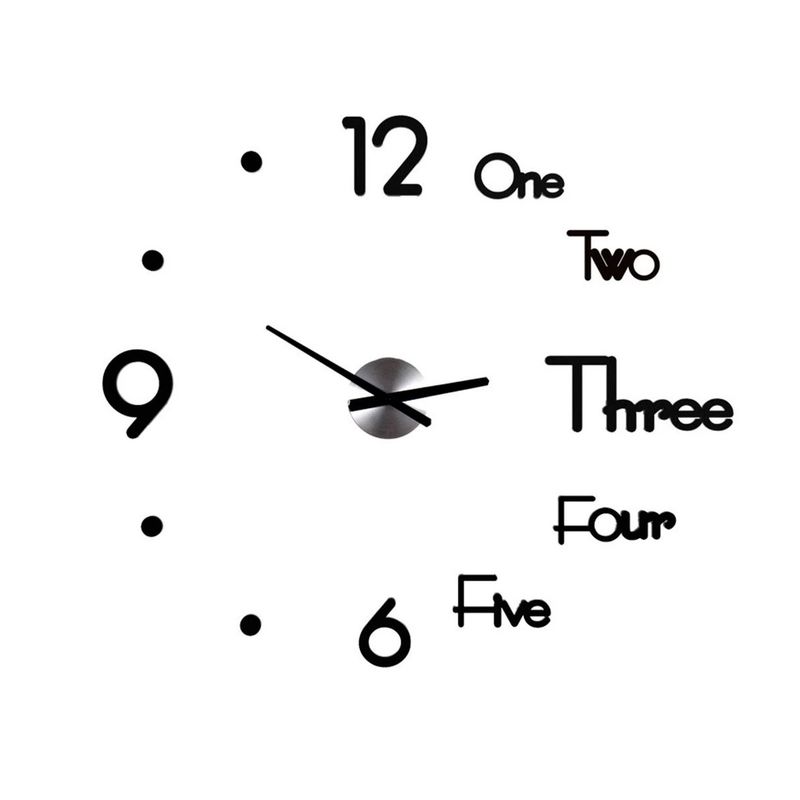 ENFANT'ASY - Reloj De Pared 3d Decorativo Moderno Grande 100 X 100 Hogar