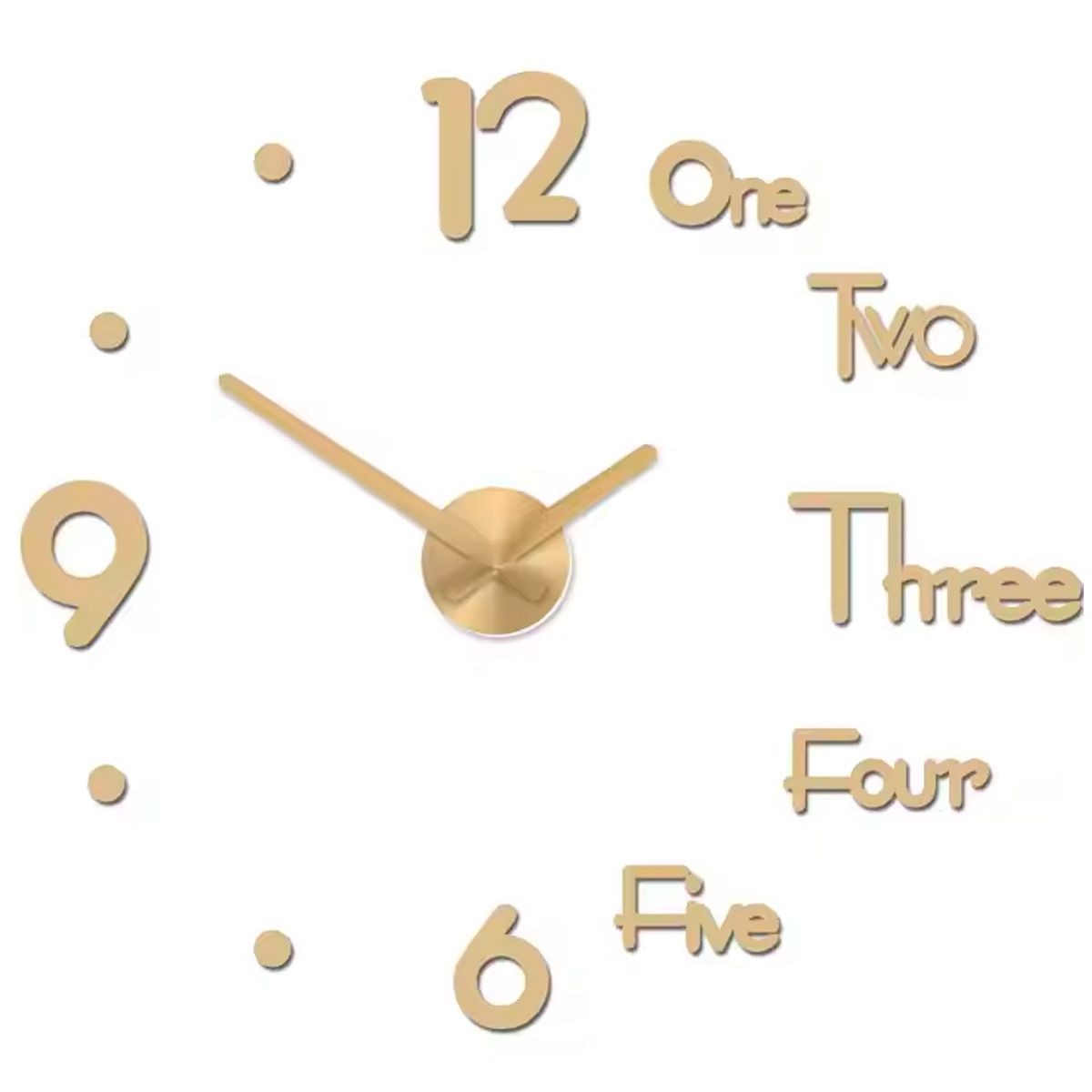 ENFANT'ASY - Reloj De Pared 3d Decorativo Moderno Grande 100 X 100 Hogar
