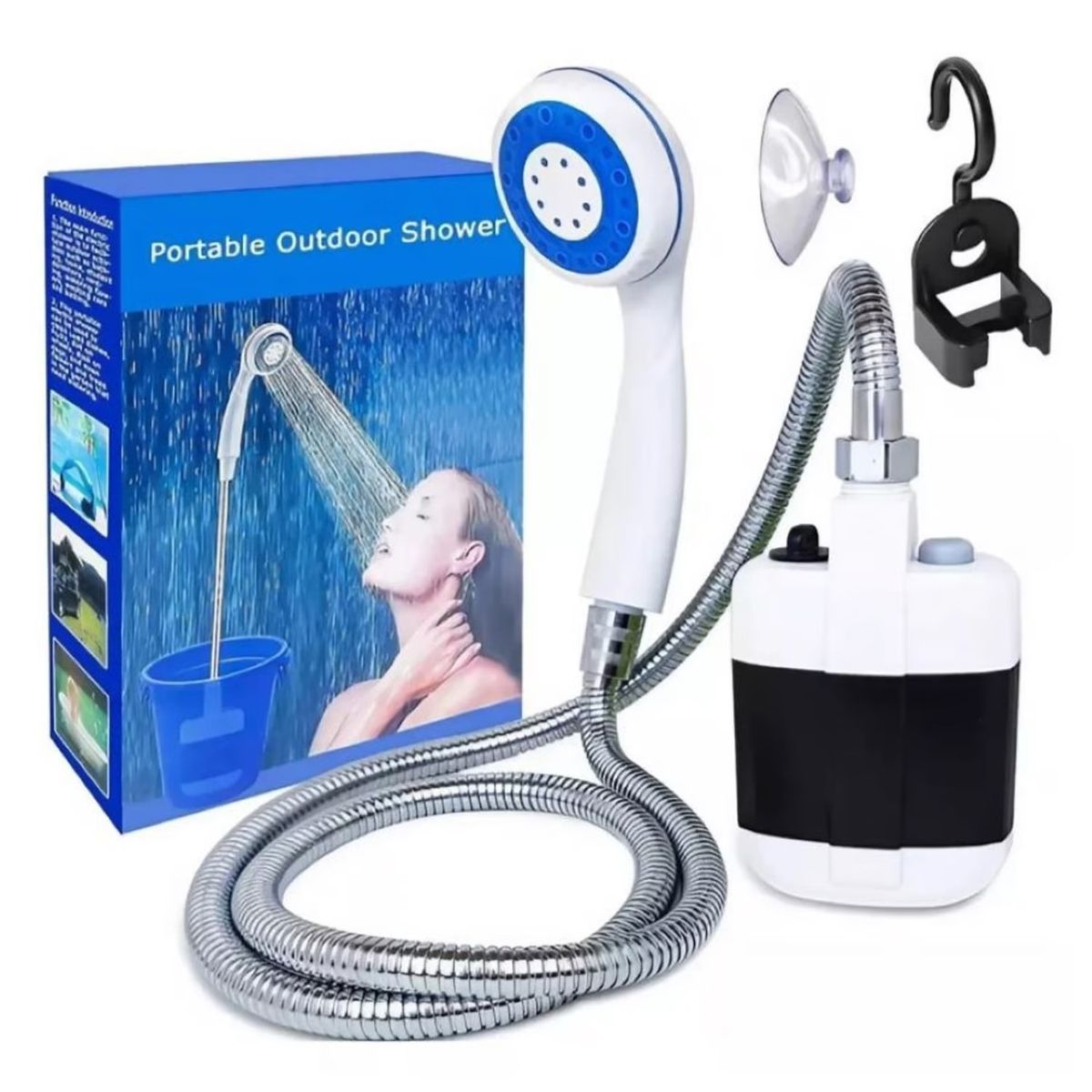 GENERICO - Ducha Portatil Para Exteriores E Interiores Recargable Baño