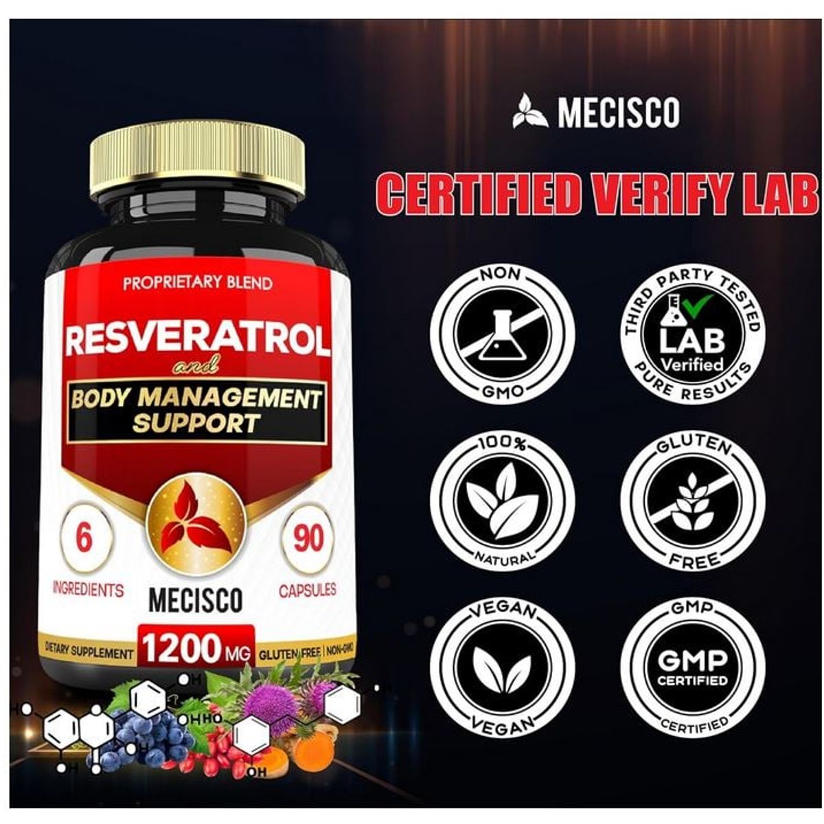 GENERICO - Resveratrol Complex 1800mg