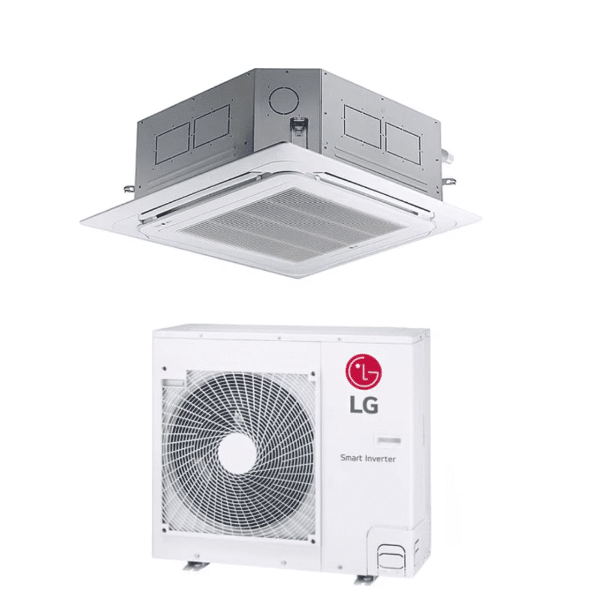 LG - Aire Acondicionado Cassette 4 vias 40.000 BTU Inverter