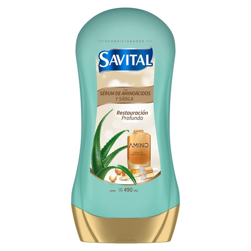 SAVITAL - Acond.Savital Aminoacidos Y Sab.X490Ml