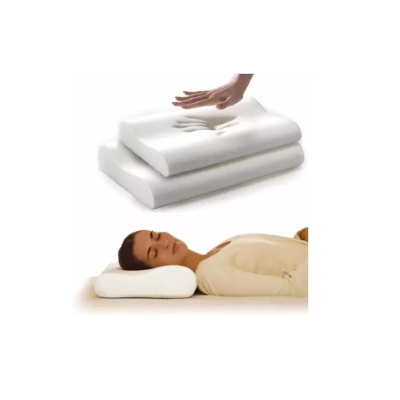 GENERICO - Almohada Memory Pillow Ortopédica Indeformable Con Aloe.