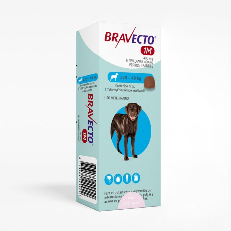 BRAVECTO - Bravecto 1M para perro 20-40kg