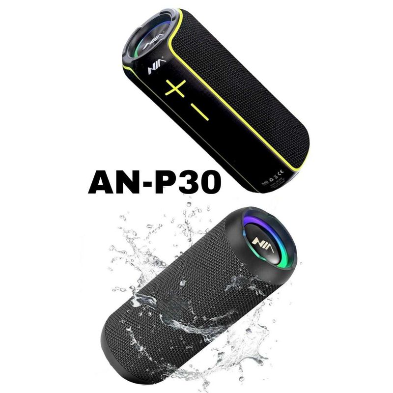 NIA - Parlante Portátil Sumergible Resistente Agua Bluetooth Ipx7