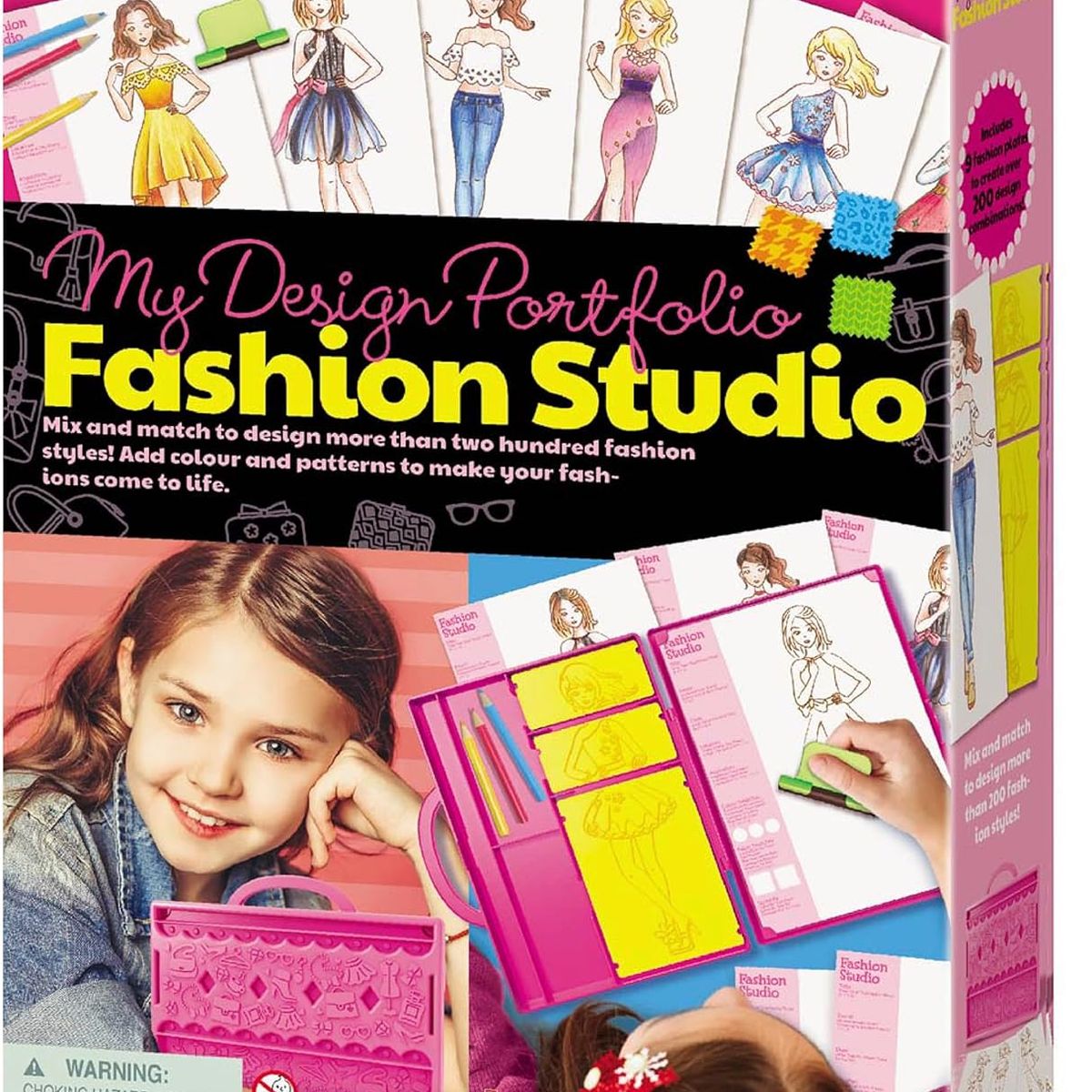 4M - KIT MANUALIDADES PARA NIÑAS - DISEÑO DE MODAS FASHION STUDIO