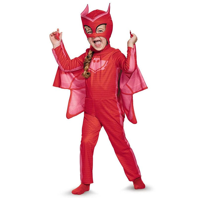 GENERICO - Disfraz Pj Masks Héroes En Pijama Owlette Clásico Para Niña