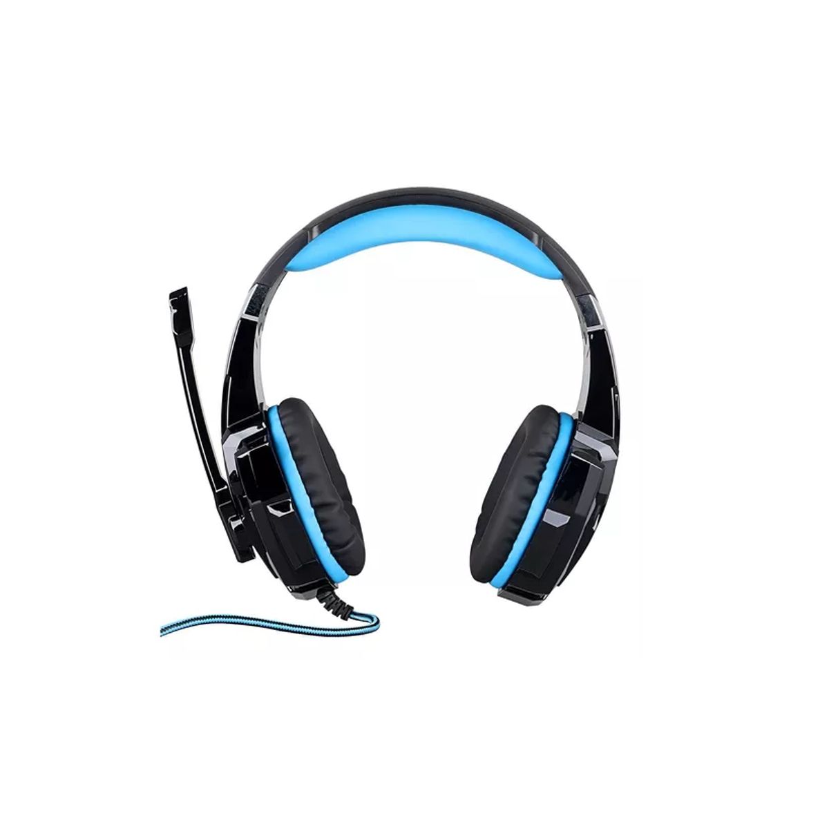 SKY - Audífonos Gamer Kotion Each G4000 Black Y Blue Con Luz Azul Led