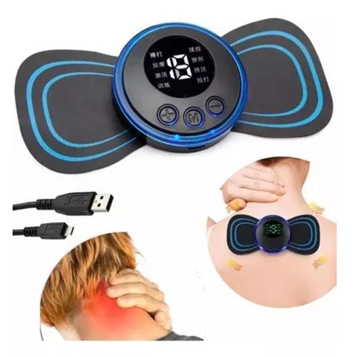 SKY - Masajeador De Cuello Y Espalda Recargable Ems