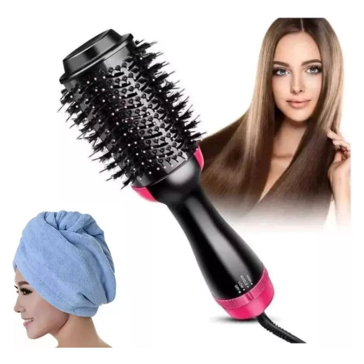 ONE STEP - Cepillo Secador One Step Secado Rápido Con Gorro Secador