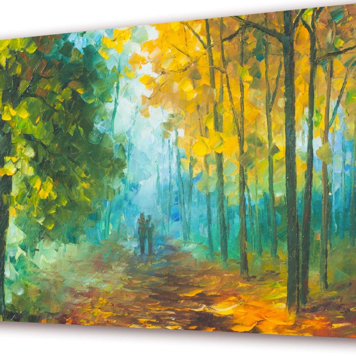 ART INDUSTRY - Cuadro 50x30 Cms Decorativo Tipo Oleo Camino 13