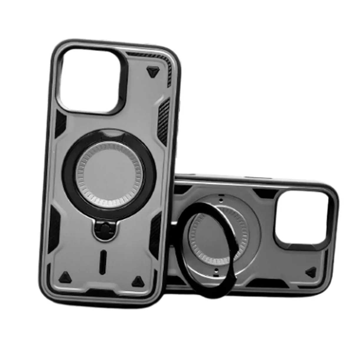 GENERICO - Estuche antichoque spartan case magsafe para iphone 16 pro max Gris