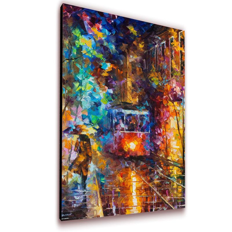 ART INDUSTRY - Cuadro 50x30 Cms Decorativo Tipo Oleo Tranvia 1