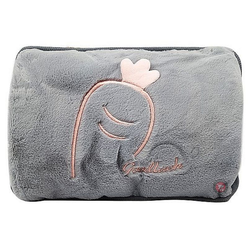 GENERICO - Bolsa Cojín Almohada Calienta Agua Eléctrica Gris