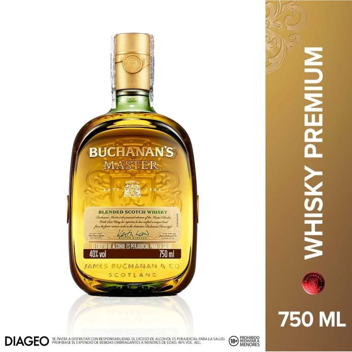 BUCHANANS - Whisky Buchanans Master x750ml