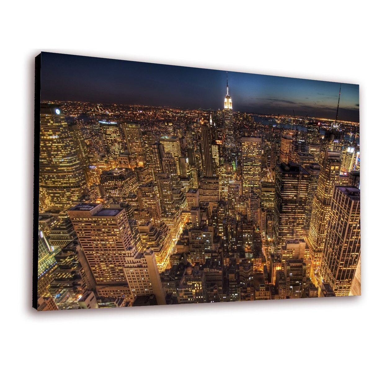 ART INDUSTRY - Cuadro 50x30cms Decorativo New York At Night
