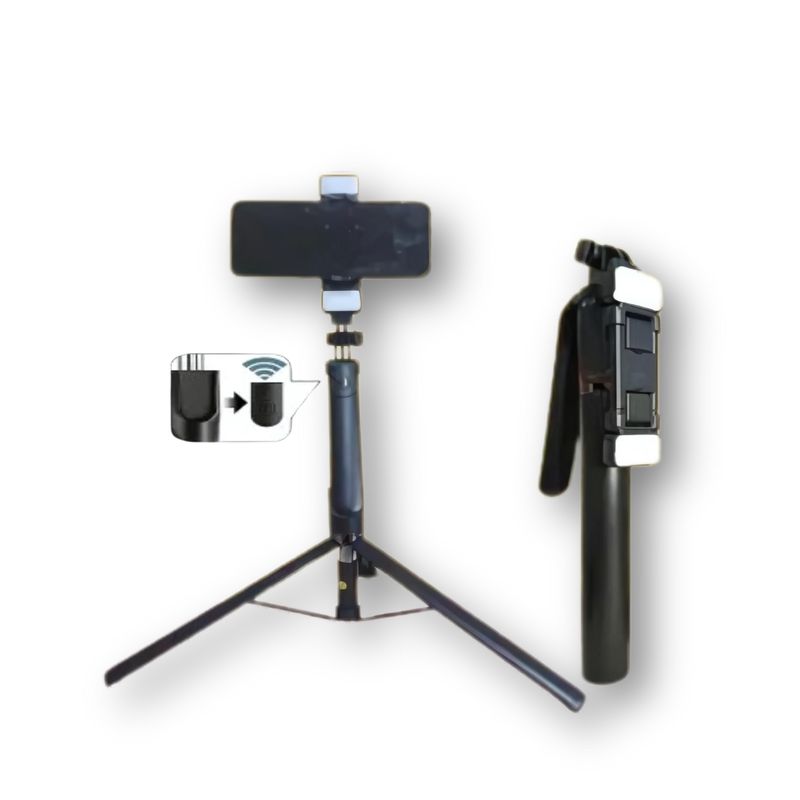 IMPORTADORA MAKA - Selfie Stick Trípode Con Bluetooth Y Control Remoto
