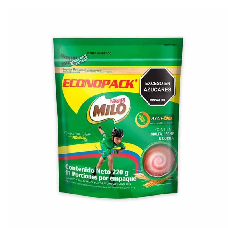 MILO - Milo en Polvo Active-Go 220g Doypack