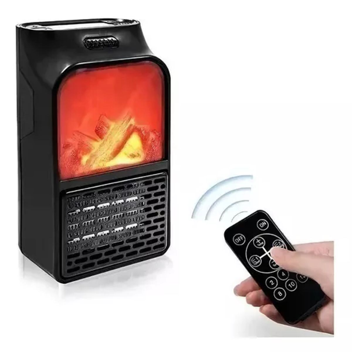 SKY - Mini Calefactor De Ambiente Chimenea Flame Heater Llama 3d