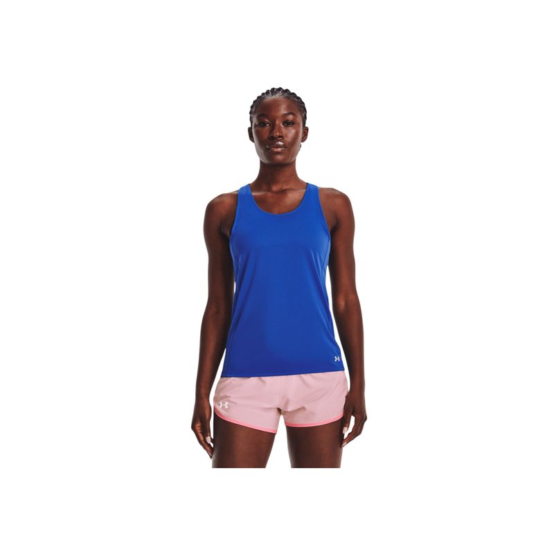 UNDER ARMOUR - Camiseta Mujer Under Armour FLY BY TANK-BLU Azul UNDER ARMOUR