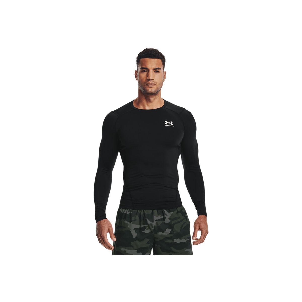 UNDER ARMOUR - Camiseta Hombre Under Armour HG ARMOUR COMP LS Negro UNDER ARMOUR