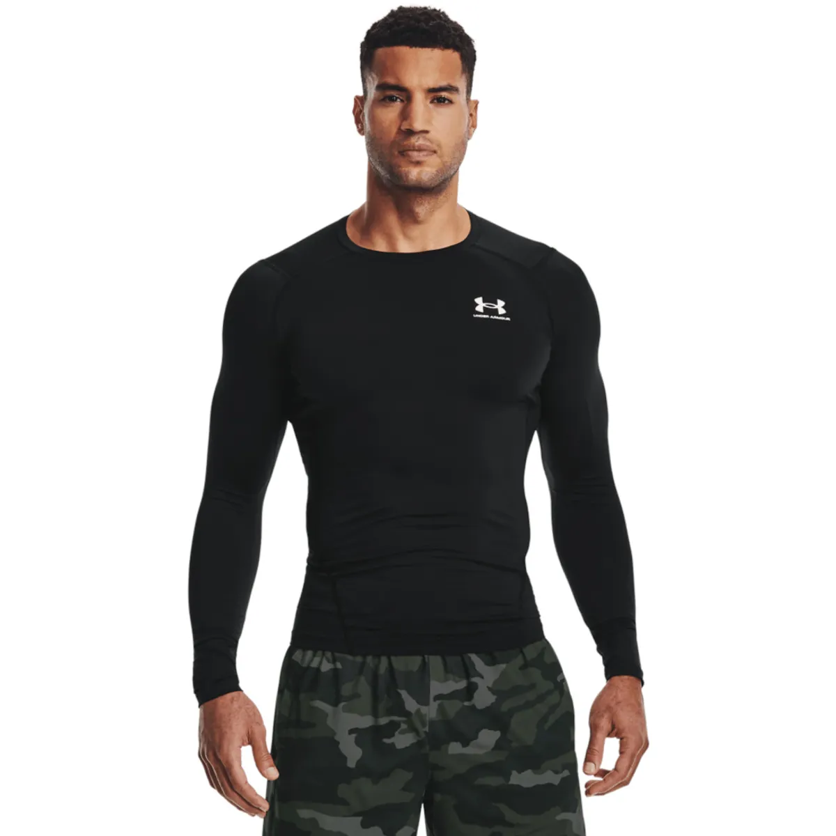 UNDER ARMOUR - Camiseta Hombre Under Armour HG ARMOUR COMP LS Negro UNDER ARMOUR