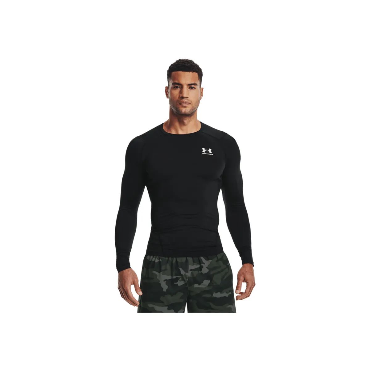 UNDER ARMOUR - Camiseta Hombre Under Armour HG ARMOUR COMP LS Negro UNDER ARMOUR