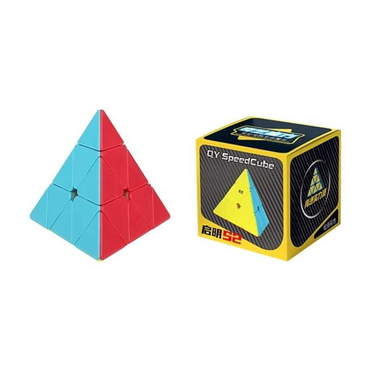 QIYI - Cubo Rubik 3x3 Qiyi Piramidex Qiming S2 SpeeCube Original